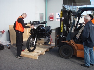 Unpacking Bike in Adelaide